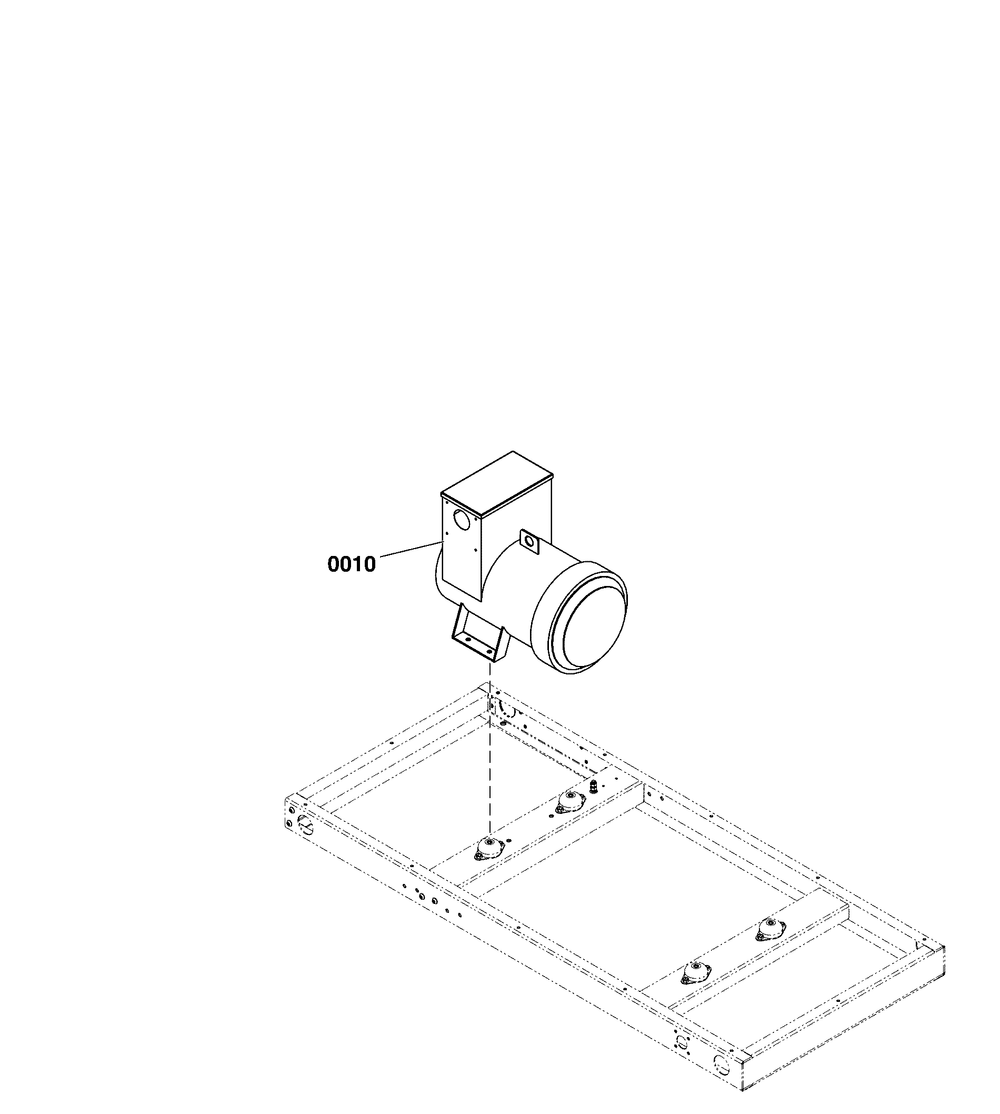 Alternator Group Diagram and Parts List for 080084-00  Briggs and Stratton Generator